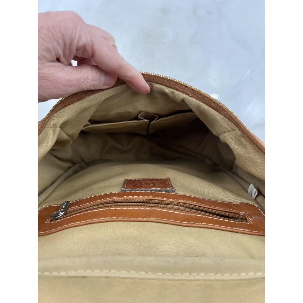 Piel Leather Backpack Purse Women's Tan Handmade in Columbia Genuine Leather